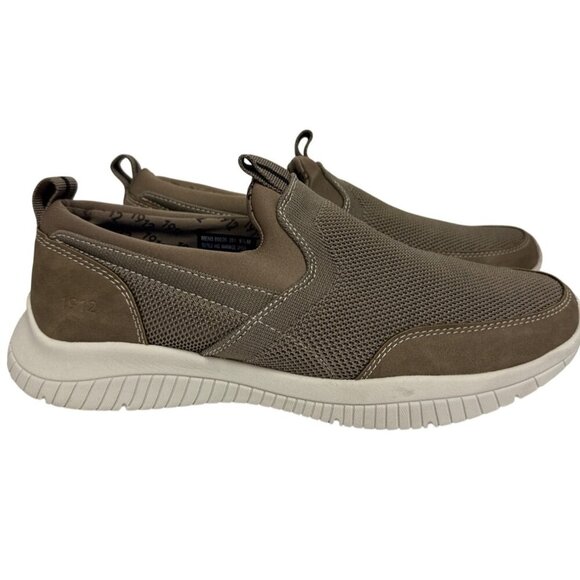 Nunn Bush Men's Shoes City Pass Kore Knit Moc Toe Taupe Slip-On Size 9.5M 9.5 - Picture 1 of 7
